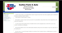 Desktop Screenshot of curtissfarmandauto.com